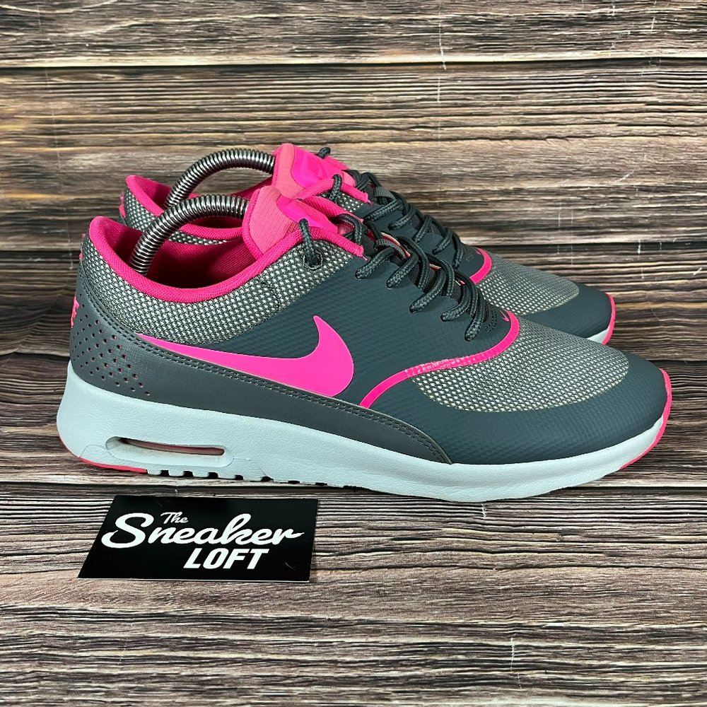 Nike Air Max Thea Women's Gray Pink Athletic Shoes